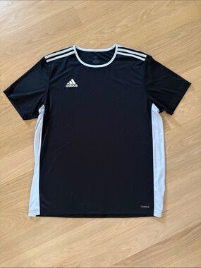 Adidas Men’s Black and White Athletic Jersey SZ  XL